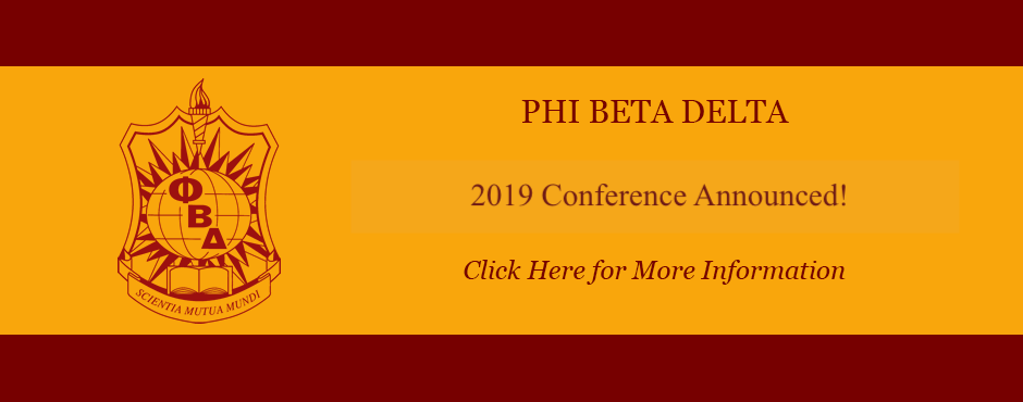 Phi Beta Delta - Honor Society for International Scholars